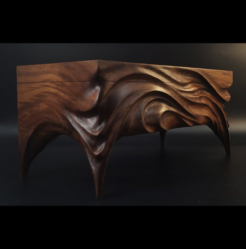 Hand carved keepsake box