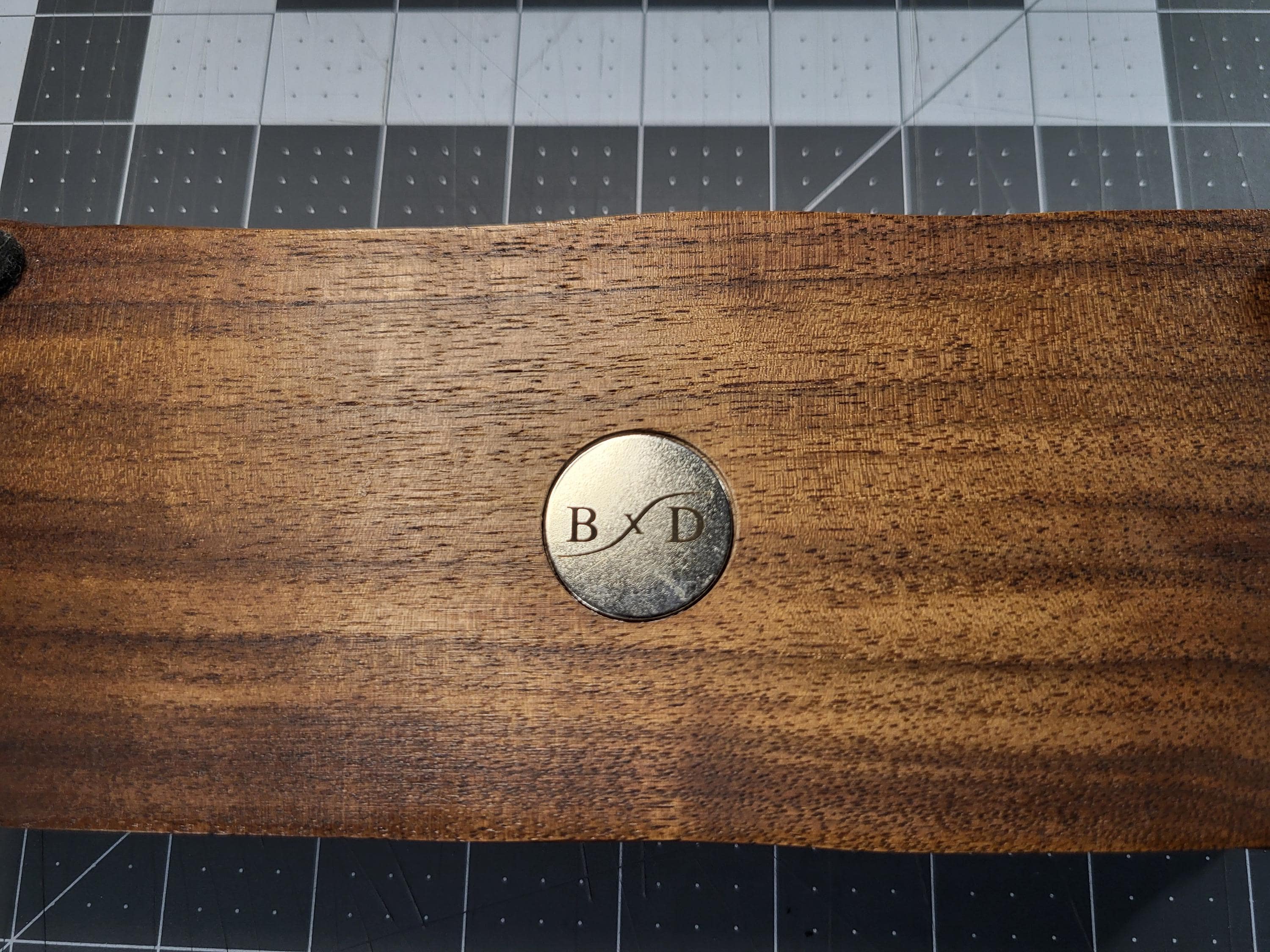 Hand Carved walnut Pencil Box: Artisan Wooden box